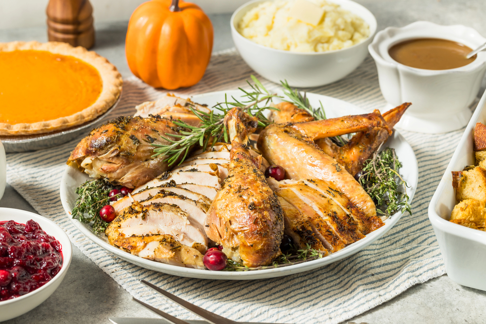 Holiday Thanksgiving Turkey Dinner Platter