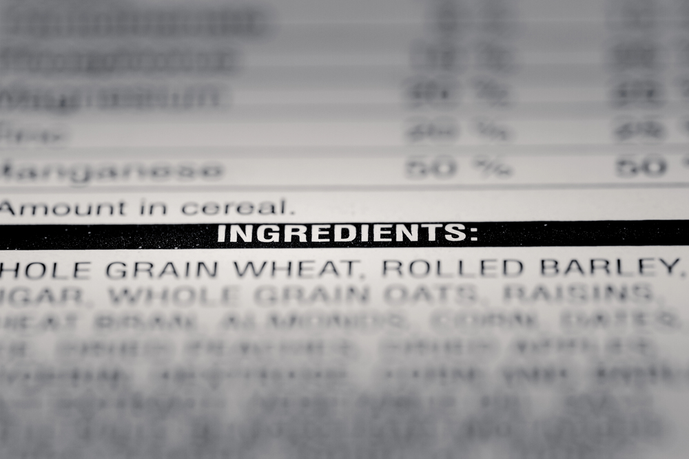 Shallow depth of Field image of Nutrition Facts